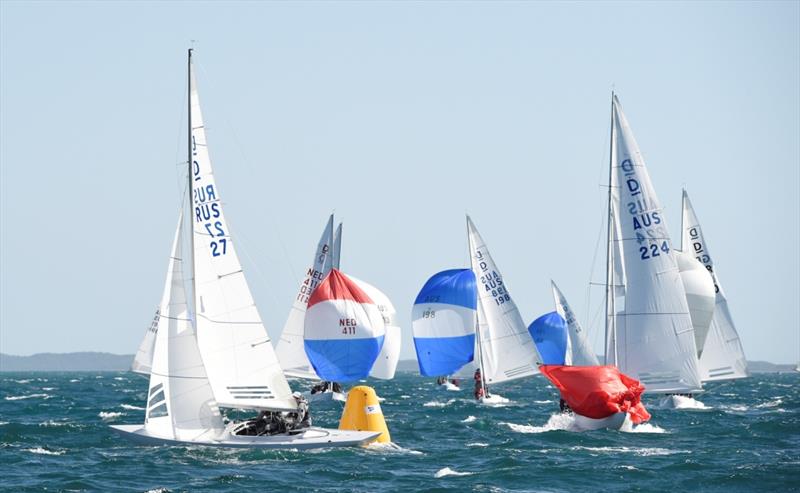 Day 3 - 2019 Dragon World Championship photo copyright Richard Polden taken at Royal Freshwater Bay Yacht Club and featuring the Dragon class