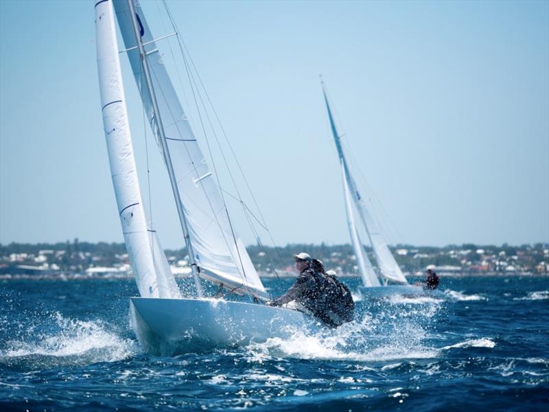 Louise Racing - 2019 Dragon World Championship at Fremantle photo copyright Tom Hodge Media taken at Royal Freshwater Bay Yacht Club and featuring the Dragon class