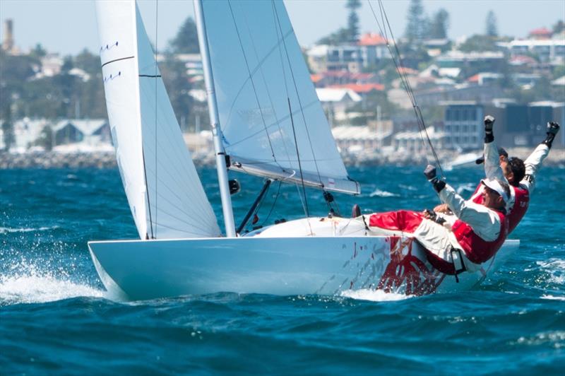 Provezza - 2019 Dragon World Championship at Fremantle photo copyright Tom Hodge Media taken at Royal Freshwater Bay Yacht Club and featuring the Dragon class