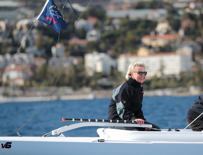 2019 Paul & Shark Trophy, International Dragon Cup photo copyright Elena Razina taken at Yacht Club Sanremo and featuring the Dragon class