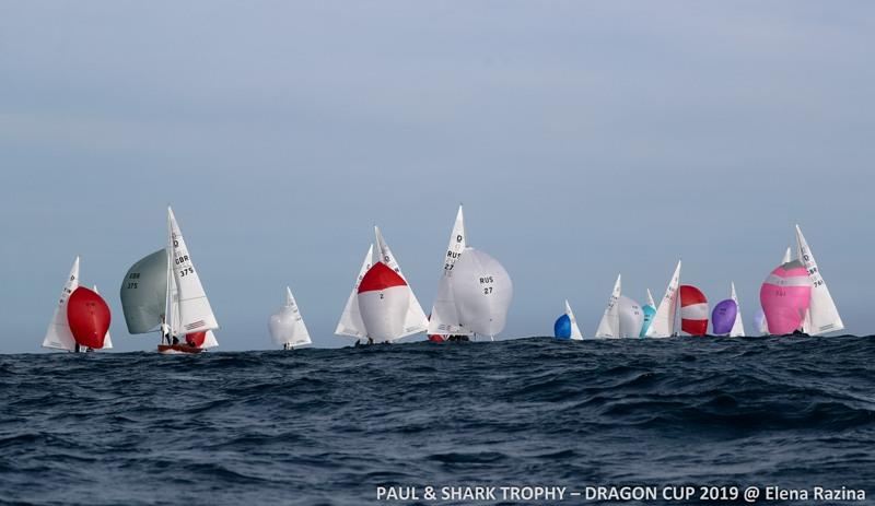 Day 2 - Paul & Shark Trophy, Dragon Cup 2019 photo copyright Elena Razina taken at Yacht Club Sanremo and featuring the Dragon class