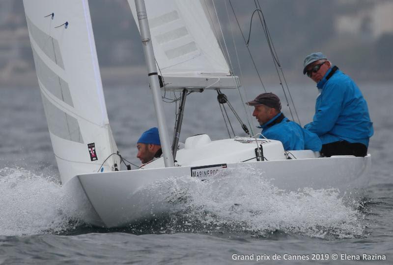 Day 2 - Dragon Grand Prix Cannes 2019 photo copyright Elena Razina taken at Yacht Club de Cannes and featuring the Dragon class