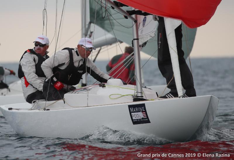 Day 2 - Dragon Grand Prix Cannes 2019 photo copyright Elena Razina taken at Yacht Club de Cannes and featuring the Dragon class