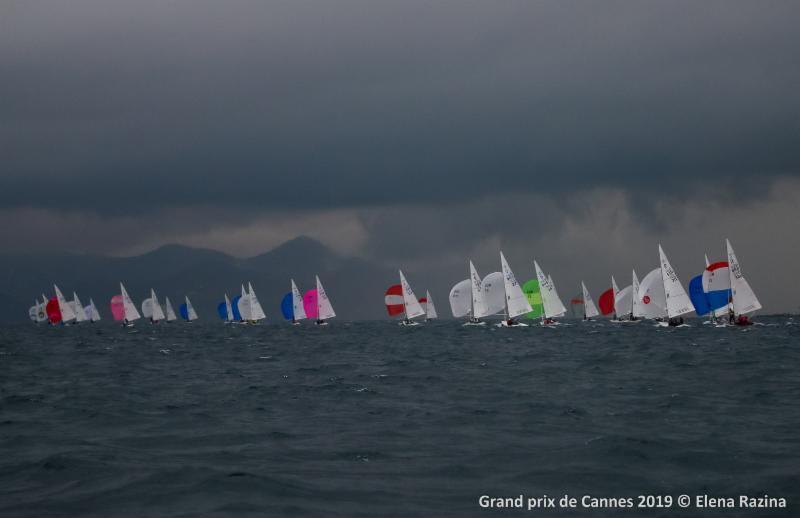 Day 2 - Dragon Grand Prix Cannes 2019 photo copyright Elena Razina taken at Yacht Club de Cannes and featuring the Dragon class