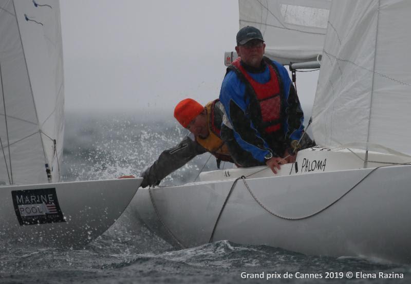 Day 2 - Dragon Grand Prix Cannes 2019 photo copyright Elena Razina taken at Yacht Club de Cannes and featuring the Dragon class