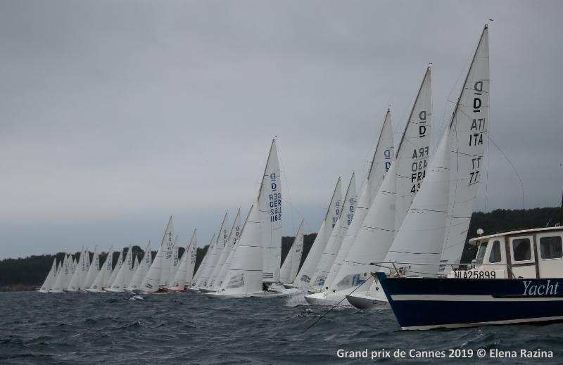 Day 2 - Dragon Grand Prix Cannes 2019 photo copyright Elena Razina taken at Yacht Club de Cannes and featuring the Dragon class