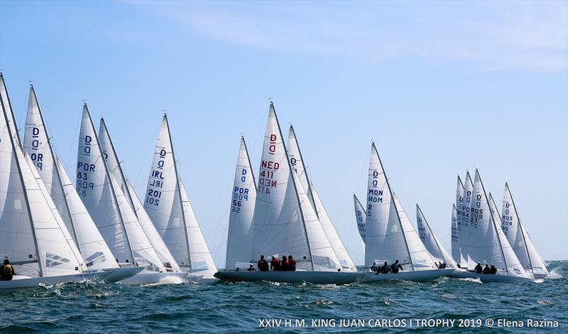 HM King Juan Carlos Trophy 2019 - Day 2 photo copyright Elena Razina taken at Clube Naval de Cascais and featuring the Dragon class