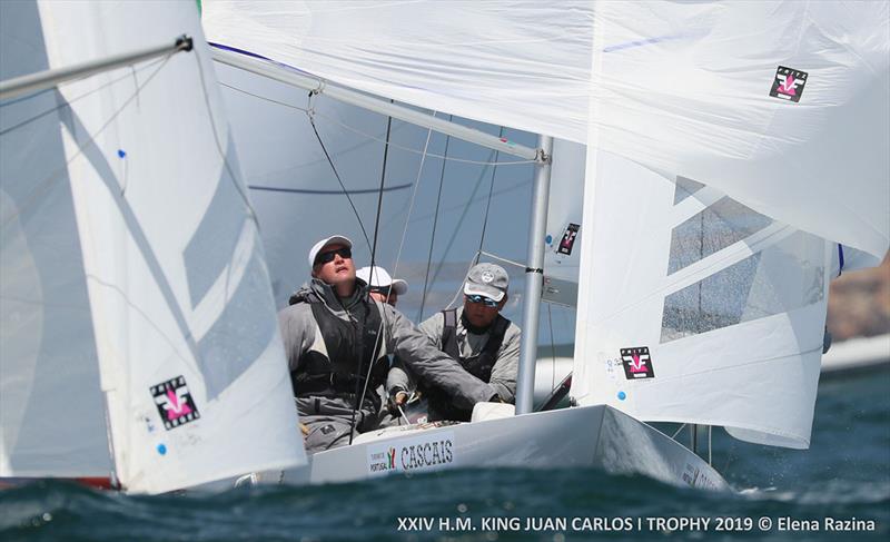 HM King Juan Carlos Trophy 2019 - Day 2 photo copyright Elena Razina taken at Clube Naval de Cascais and featuring the Dragon class