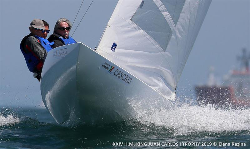 HM King Juan Carlos Trophy 2019 - Day 2 photo copyright Elena Razina taken at Clube Naval de Cascais and featuring the Dragon class