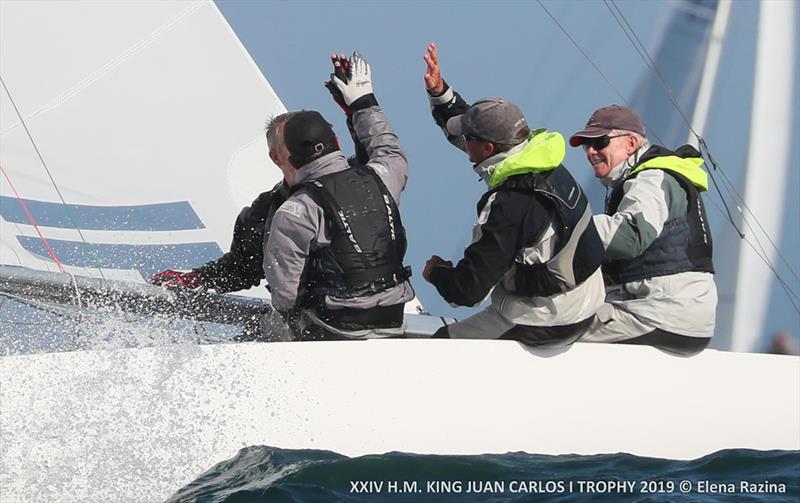 HM King Juan Carlos Trophy 2019 - Day 2 photo copyright Elena Razina taken at Clube Naval de Cascais and featuring the Dragon class