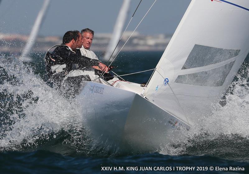 2019 HM King Juan Carlos Trophy - Day 3 photo copyright Elena Razina taken at Clube Naval de Cascais and featuring the Dragon class