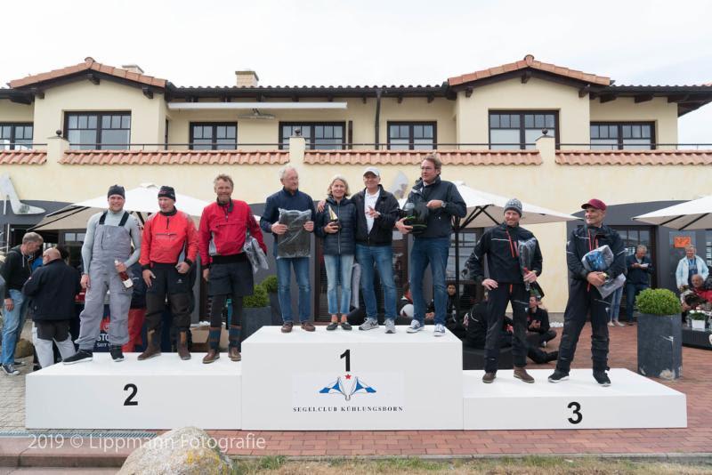 Corinthian Division podium at the 2019 Dragon Grand Prix Germany photo copyright Lippmann Fotografie taken at  and featuring the Dragon class