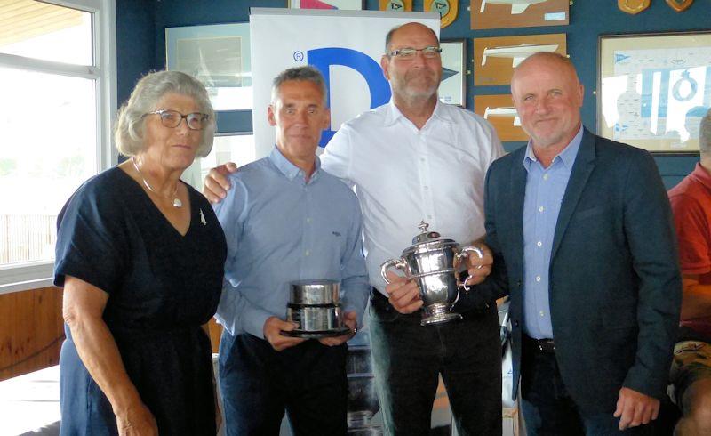 Mark Greaves, Adam Bowers and Mike Budd win the Haulfryn Dragon Edinburgh Cup 2019 overall photo copyright BDA taken at South Caernarvonshire Yacht Club and featuring the Dragon class