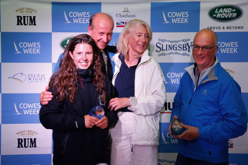 'Aimee' wins Dragon fleet at Cowes Week 2019 photo copyright Paul Wyeth / www.pwpictures.com taken at Cowes Combined Clubs and featuring the Dragon class