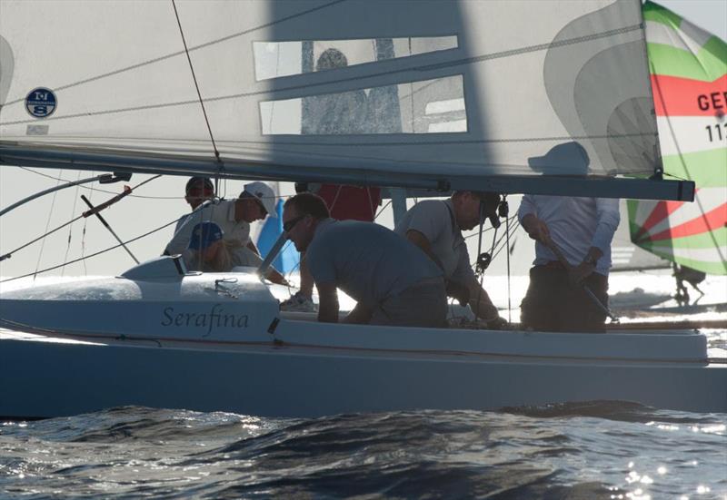 2019 Dragon 90th Anniversary Regatta - Day 2 photo copyright jrtphoto / YCS taken at Yacht Club Sanremo and featuring the Dragon class
