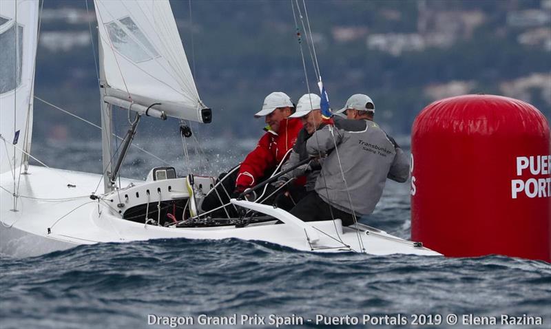 2019 Dragon Grand Prix Spain - Day 1 photo copyright Elena Razina taken at  and featuring the Dragon class