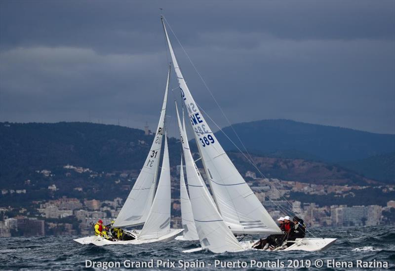 2019 Dragon Grand Prix Spain - Day 1 photo copyright Elena Razina taken at  and featuring the Dragon class