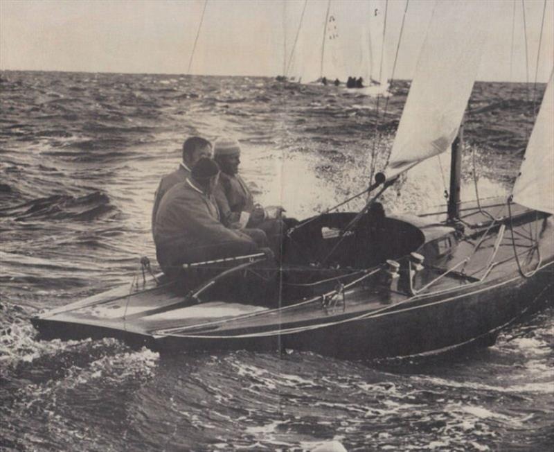 Wyuna on the Baltic photo copyright Southern Woodenboat Sailing taken at  and featuring the Dragon class