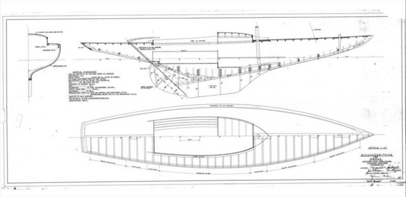 Dragon plans and sections - photo © Southern Woodenboat Sailing
