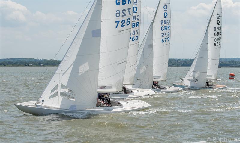 Medway Yacht Club Keelboat Regatta 2022 photo copyright Paul Babington taken at Medway Yacht Club and featuring the Dragon class