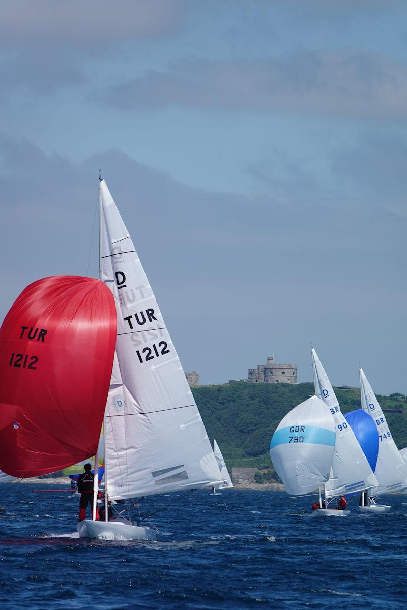 Dragon Edinburgh Cup 2022 photo copyright Miles Carden taken at Royal Cornwall Yacht Club and featuring the Dragon class