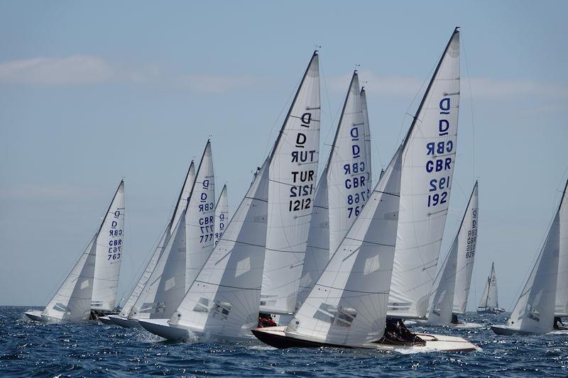 Dragon Edinburgh Cup 2022 photo copyright Miles Carden taken at Royal Cornwall Yacht Club and featuring the Dragon class