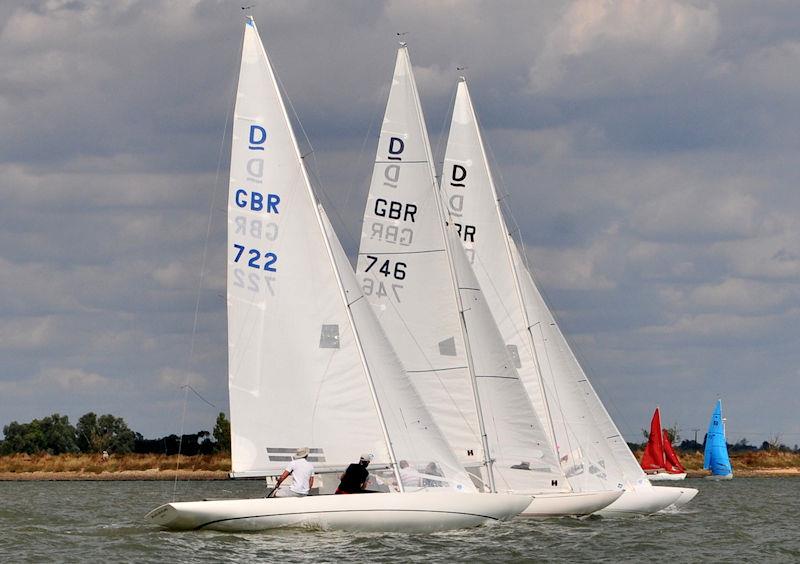 Dragons on Burnham Week 2022 Day 1 photo copyright Alan Hanna taken at Burnham Sailing Club and featuring the Dragon class