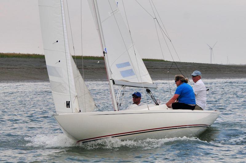 Beauty and the Beast - Burnham Week 2022 final day photo copyright Alan Hanna taken at Burnham Sailing Club and featuring the Dragon class