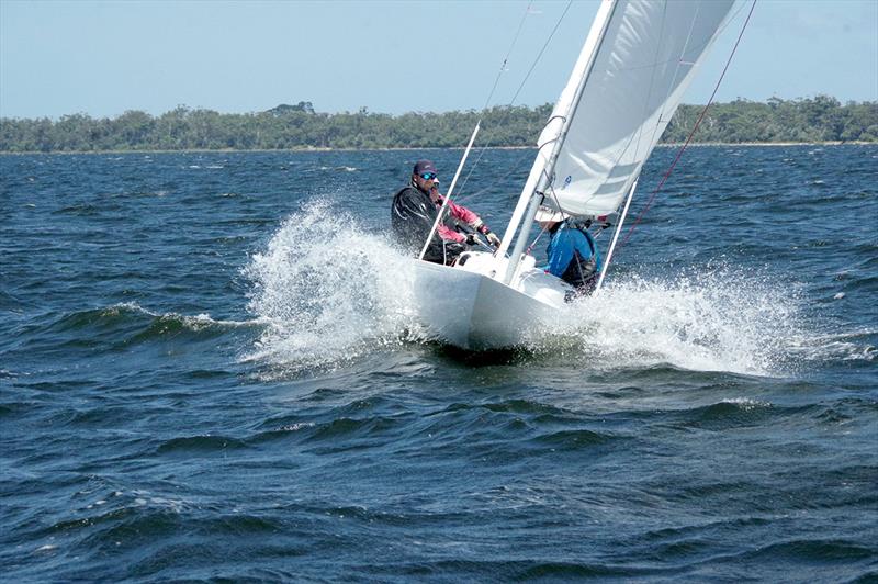 The crew and skipper of Karabois IX made the most of their experience gained on day one to show their stern to the competitors throughout day two, racing across the finish line first in each race - photo © Jeanette Severs