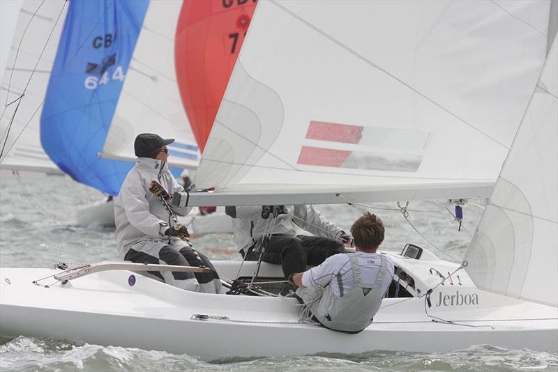 Dragon Ediburgh Cup Regatta photo copyright British Dragon Association taken at Royal Yacht Squadron and featuring the Dragon class