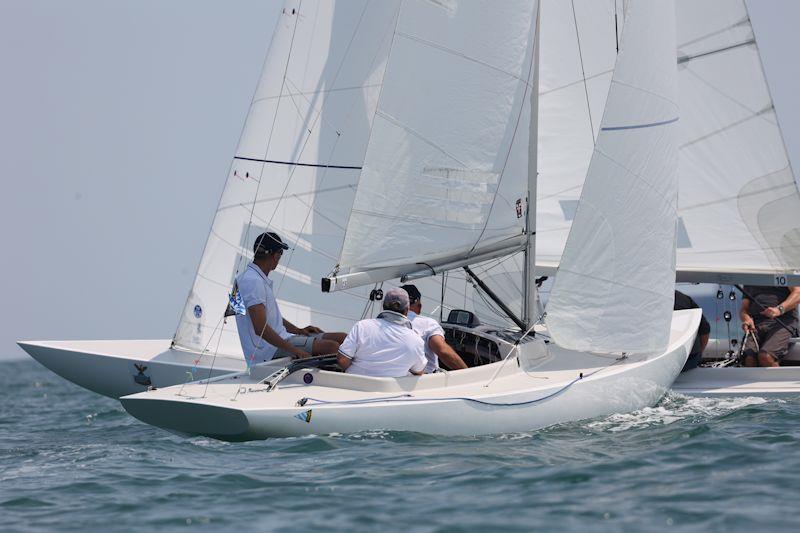 Dragon class Marblehead Trophy in Venice - Day 3 included a harbour race photo copyright Max Ranchi / www.maxranchi.com taken at Compagnia della Vela and featuring the Dragon class