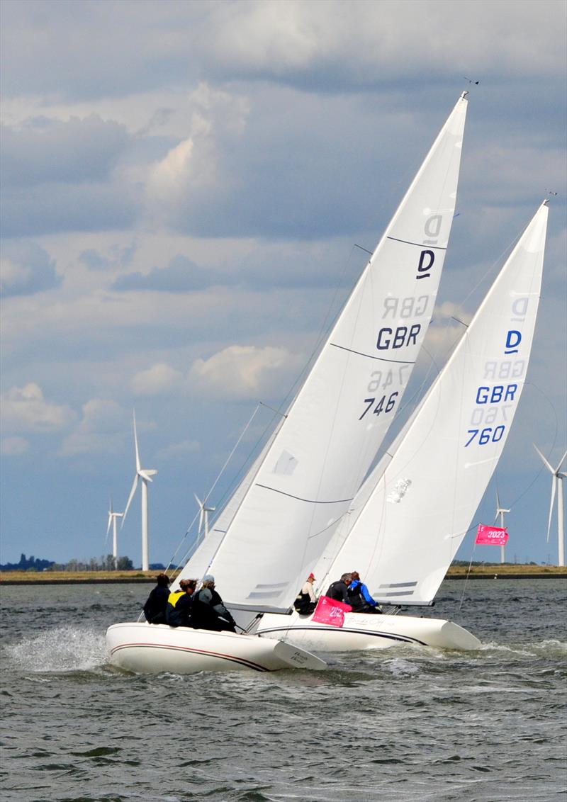 Burnham Week 2023 Day 5 photo copyright Alan Hanna taken at Burnham Sailing Club and featuring the Dragon class