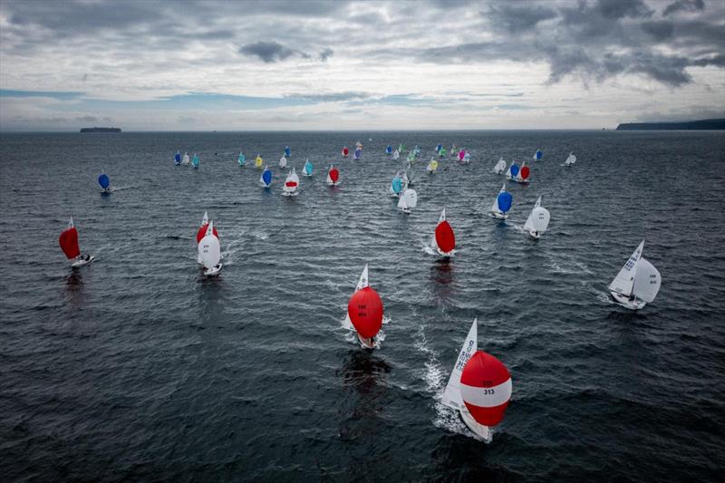 Yanmar Dragon Gold Cup 2023 Day 2 photo copyright Alex Irwin / www.sportography.tv taken at Royal Torbay Yacht Club and featuring the Dragon class