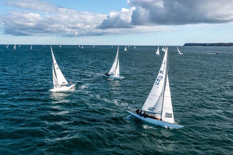 Yanmar Dragon Gold Cup 2023 Day 3 photo copyright Alex Irwin / www.sportography.tv taken at Royal Torbay Yacht Club and featuring the Dragon class