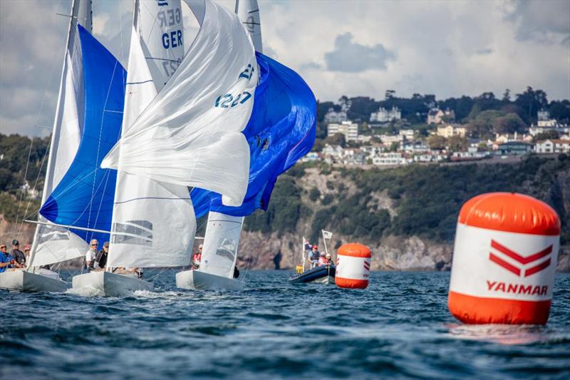 Yanmar Dragon Gold Cup 2023 Day 3 photo copyright Alex Irwin / www.sportography.tv taken at Royal Torbay Yacht Club and featuring the Dragon class