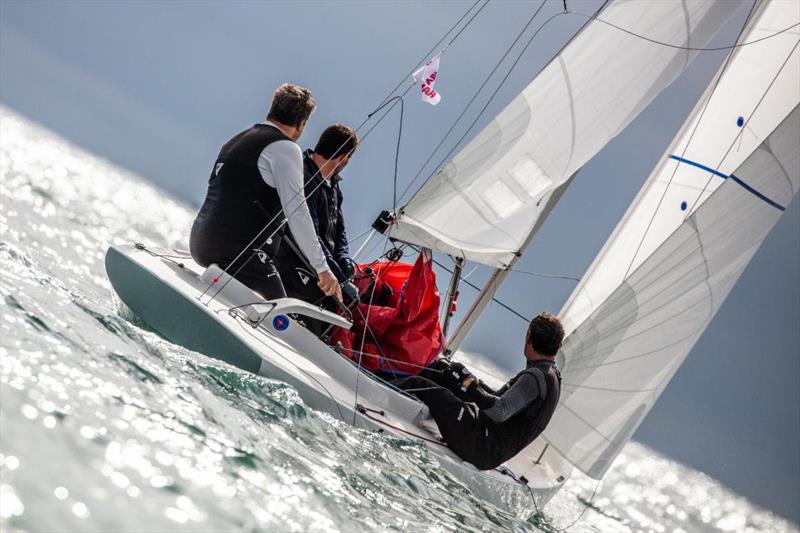Yanmar Dragon Gold Cup 2023 Day 4 photo copyright Alex Irwin / www.sportography.tv taken at Royal Torbay Yacht Club and featuring the Dragon class