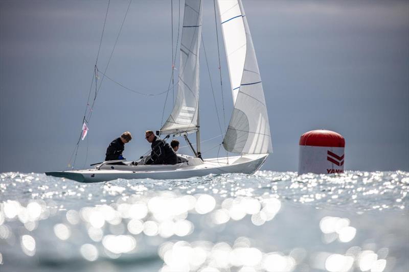 Yanmar Dragon Gold Cup 2023 Day 4 photo copyright Alex Irwin / www.sportography.tv taken at Royal Torbay Yacht Club and featuring the Dragon class