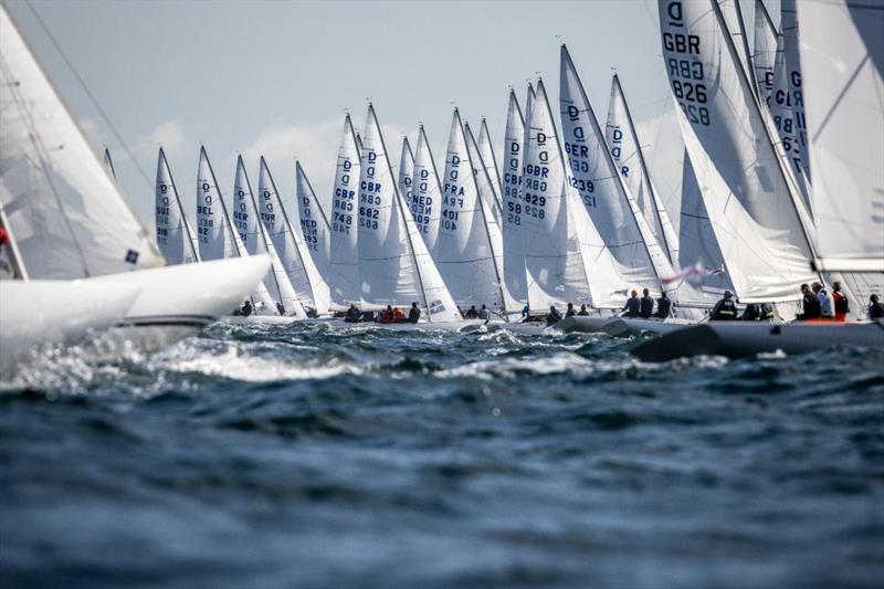 Yanmar Dragon Gold Cup 2023 photo copyright Alex Irwin / www.sportography.tv taken at Royal Torbay Yacht Club and featuring the Dragon class
