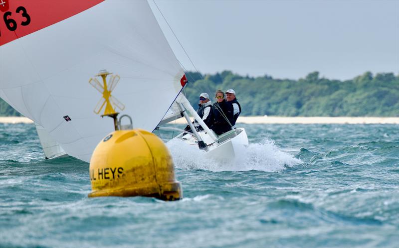 Ladies Day (Tuesday) at Cowes Week 2025 photo copyright Tom Hicks / www.solentaction.com taken at Cowes Combined Clubs and featuring the Dragon class