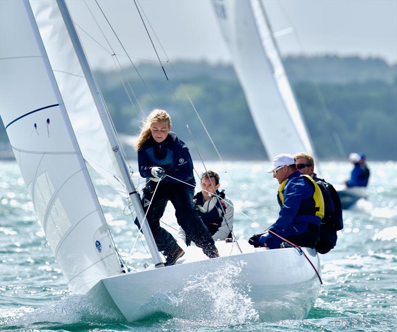 Dragon Dreki at Cowes Week 2025 - photo © Tom Hicks / www.solentaction.com