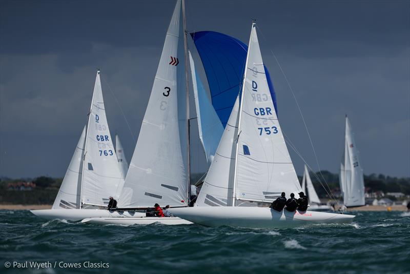 Cowes Classic Regatta day 2 photo copyright Paul Wyeth / www.pwpictures.com taken at Royal London Yacht Club and featuring the Dragon class