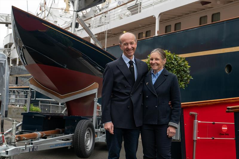 Julia and Graham Bailey with Bluebottle - photo © Helen Pugh