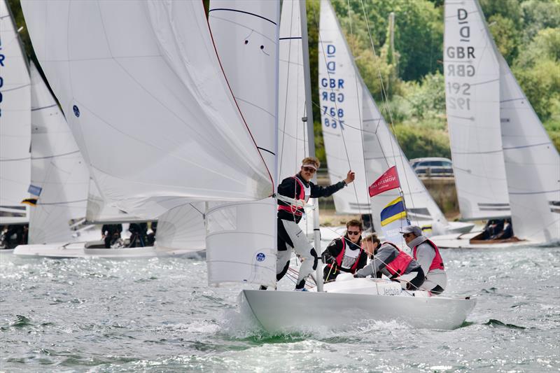 North Sails Cowes Week Day 4 photo copyright Tom Hicks / www.solentaction.com taken at Cowes Combined Clubs and featuring the Dragon class