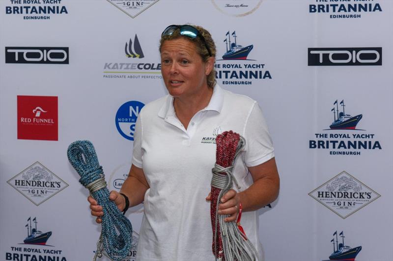 2026 Edinburgh Cup and UK Dragon Grand Prix day three after racing tea party sponsor Katy Cole photo copyright Rick Tomlinson taken at Royal Yacht Squadron and featuring the Dragon class