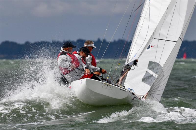 International Dragon Edinburgh Cup and UK Dragon Grand Prix 2026 - Day 3 photo copyright Rick Tomlinson taken at Royal Yacht Squadron and featuring the Dragon class
