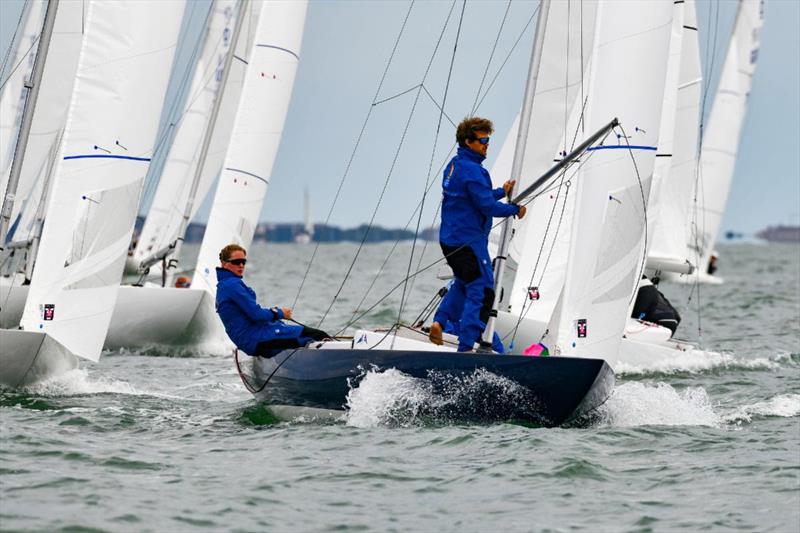 International Dragon Edinburgh Cup and UK Dragon Grand Prix 2026 final day photo copyright Rick Tomlinson taken at Royal Yacht Squadron and featuring the Dragon class