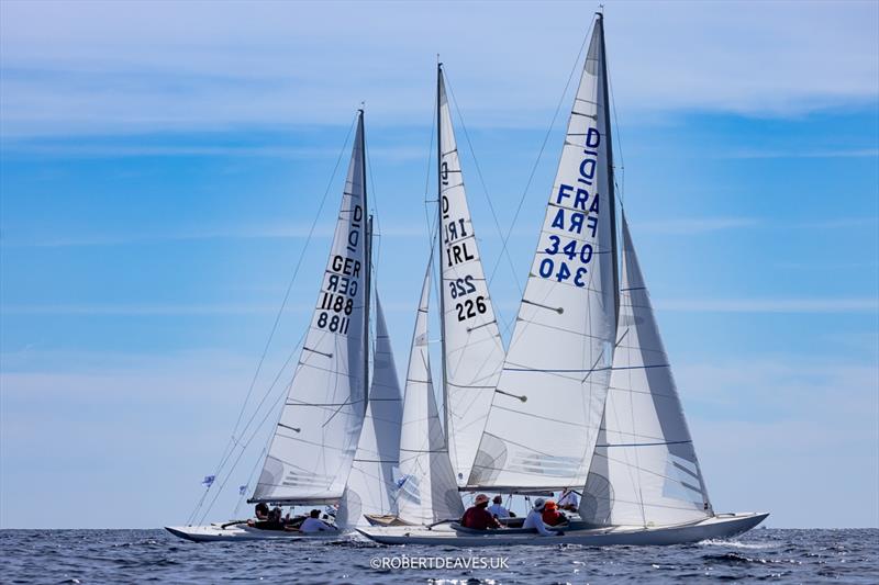 Dragons at the 48th Régates Royales photo copyright Robert Deaves / www.robertdeaves.uk taken at Yacht Club de Cannes and featuring the Dragon class