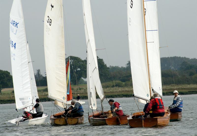 Waldringfield Cartoon Trophies Weekend photo copyright Alexis Smith taken at Waldringfield Sailing Club and featuring the Dragonfly class