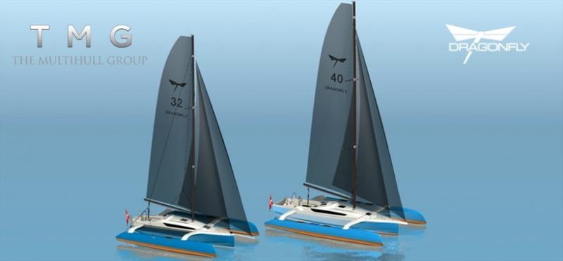 Dragonfly 32 Evolution and 40 photo copyright The Multihull Group taken at  and featuring the Dragonfly class