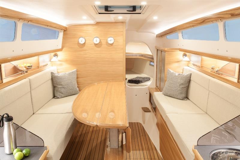 Dragonfly 32 Evolution interior photo copyright Morten Weeth / The Multihull Group taken at  and featuring the Dragonfly class